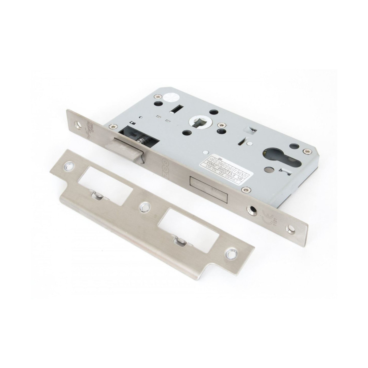 Modern Satin Stainless Steel Euro Sash Lock - 60mm