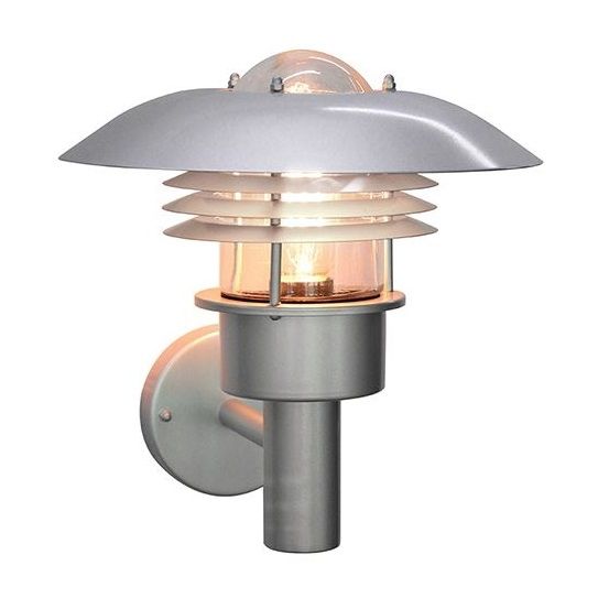 Modern 'Sigri' Stainless Steel Nautical Wall Light