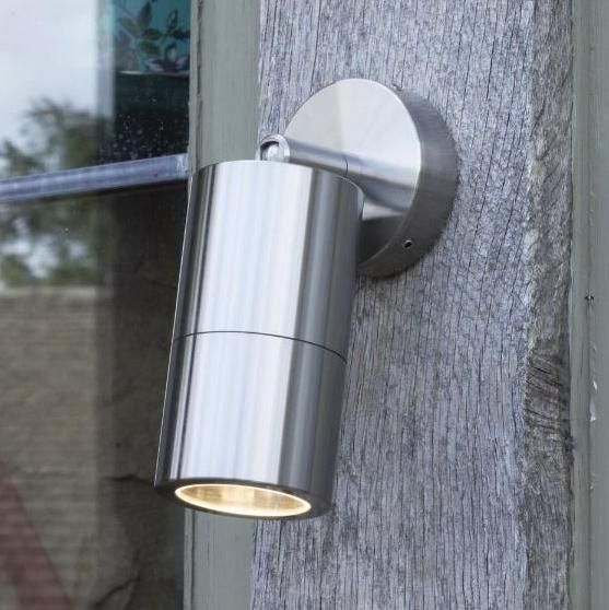 Modern 'Whichcote' Cylinder Brushed Aluminium Downlight