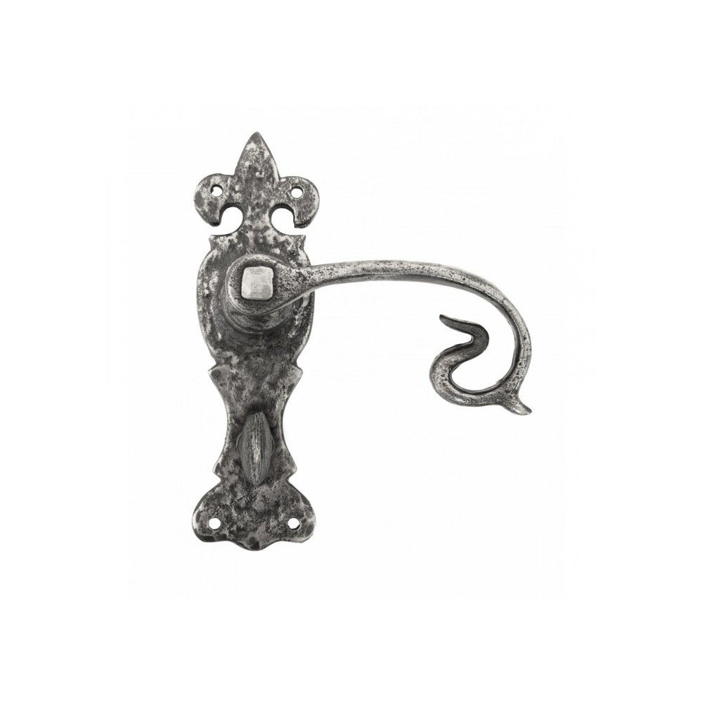 Natural Iron Gothic Lever Bathroom Set