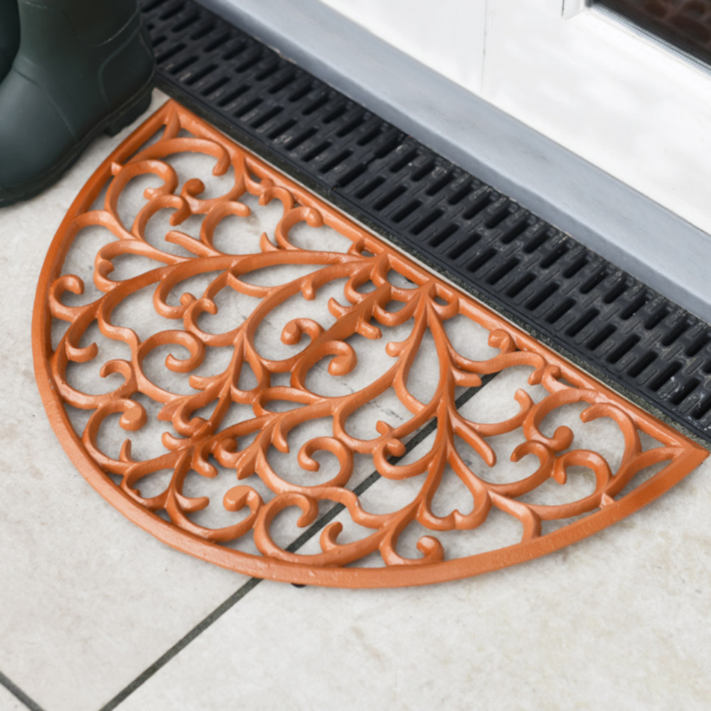 Ornate 'Daybreak' Doormat In Rustic