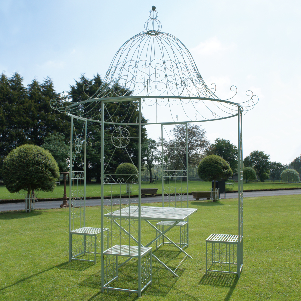 'St Rimini' Garden Gazebo - Pale Green