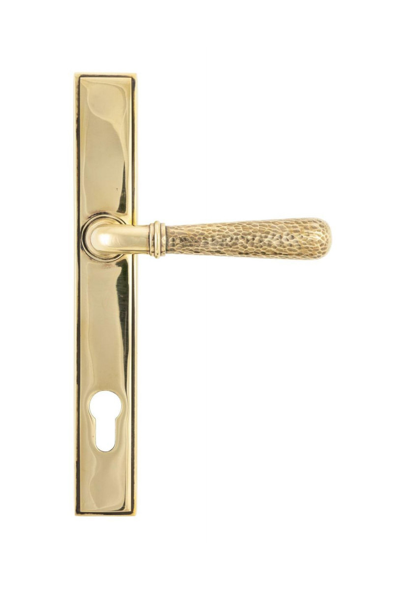 Traditional Aged Brass Slimline Espag Lever Door Handle