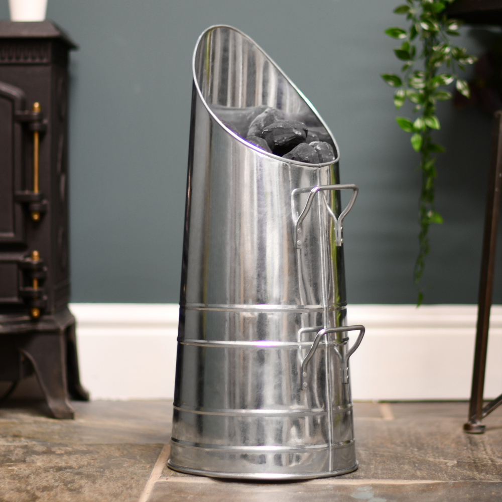 Traditional Galvanised Steel Firesid…