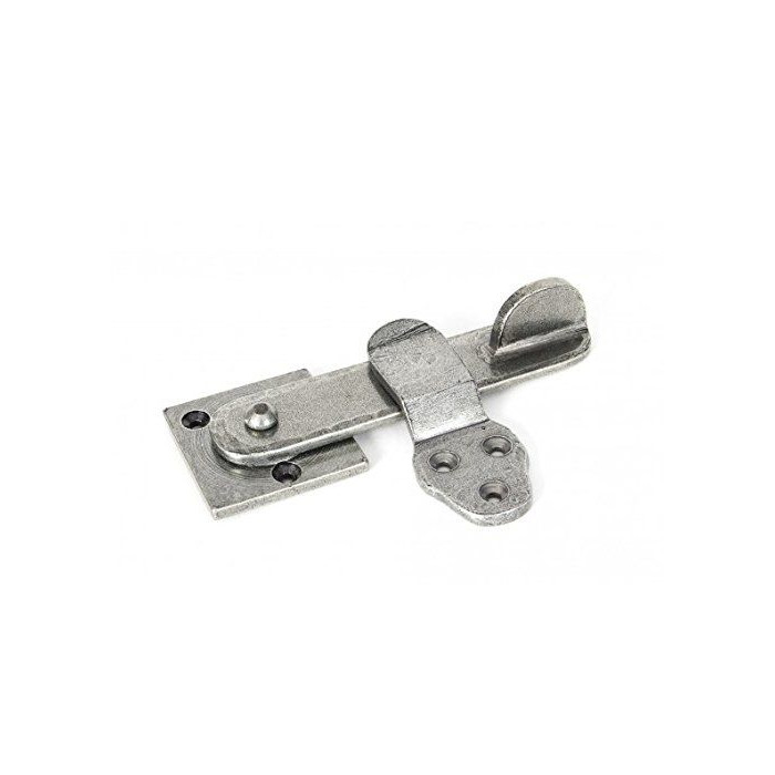 Traditional Pewter Privacy Latch Set