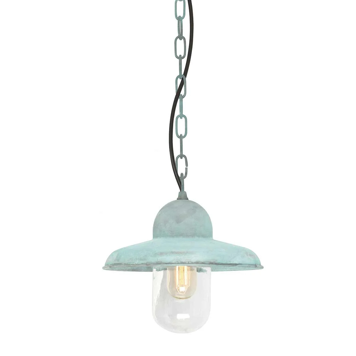 Traditional Verdigris 'Blodwell' Chain Lantern