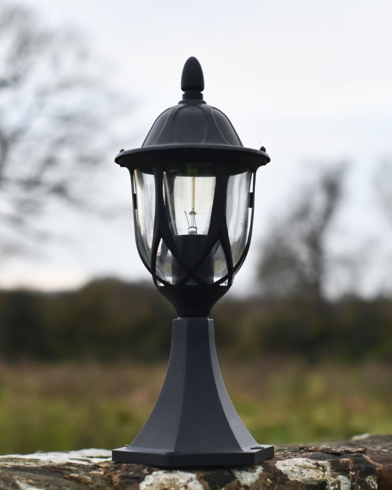 Clear Ornate Victorian Pillar Lanter…
