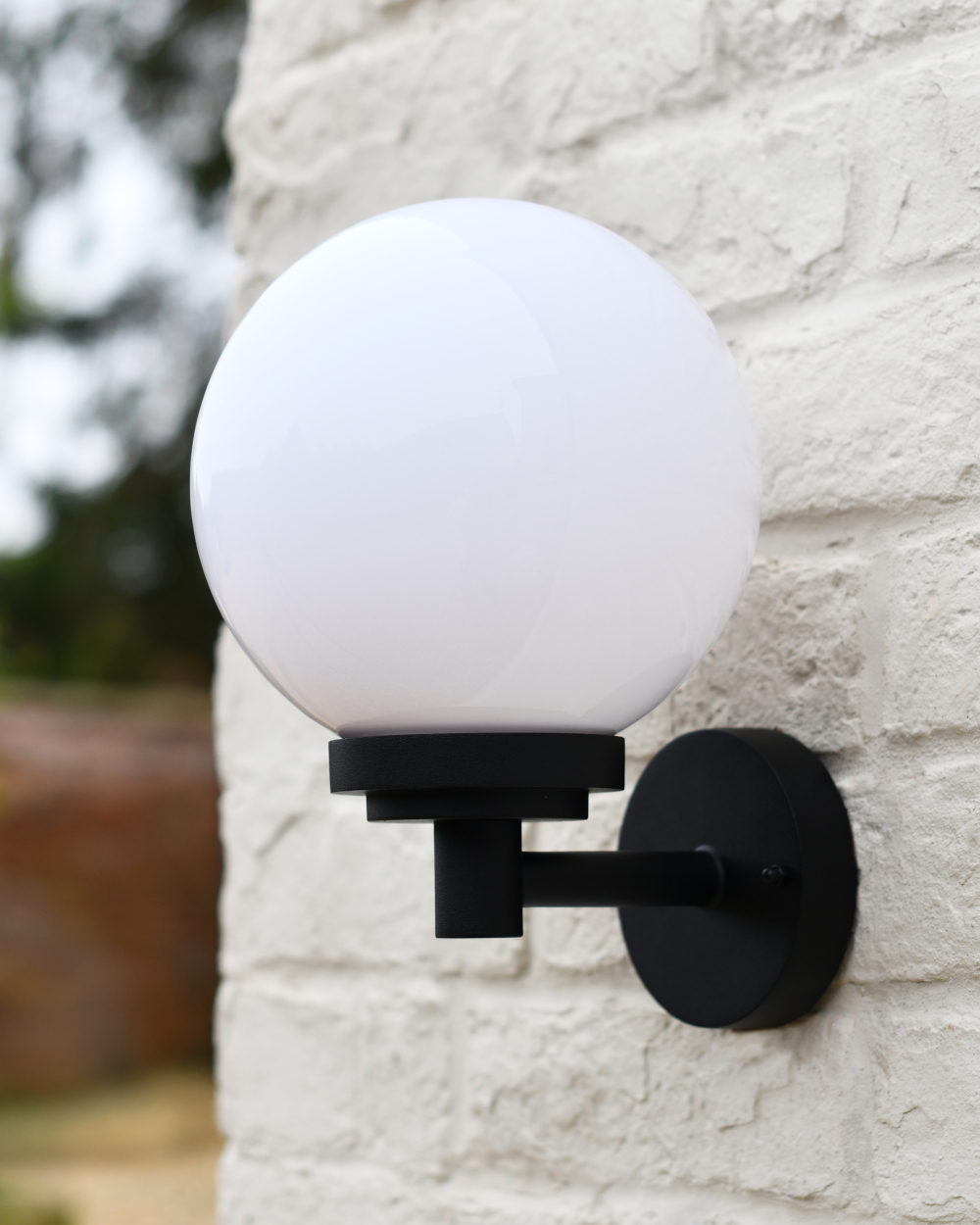 Contemporary Nautical 'Globe' Garden Wall Light