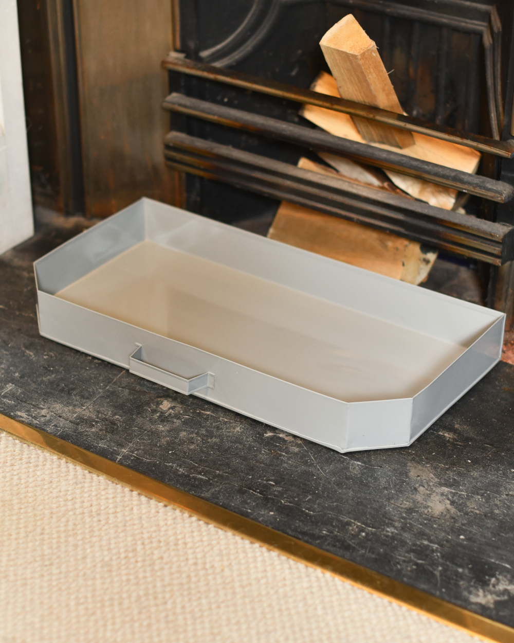 Large Traditional Grey Ash Pan