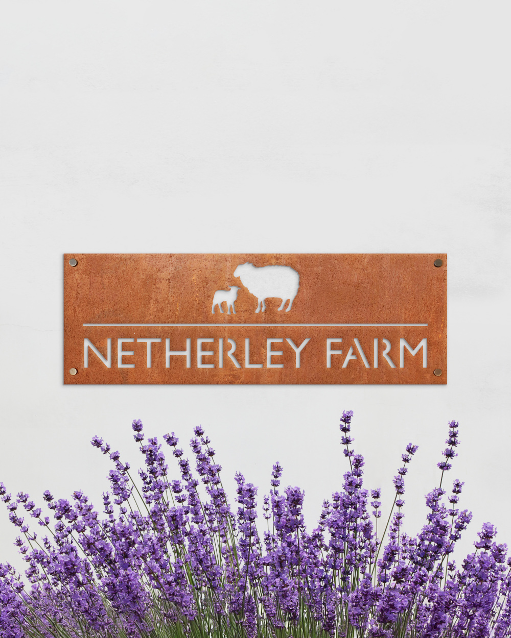Modern Rustic Rectangular Lamb & She…