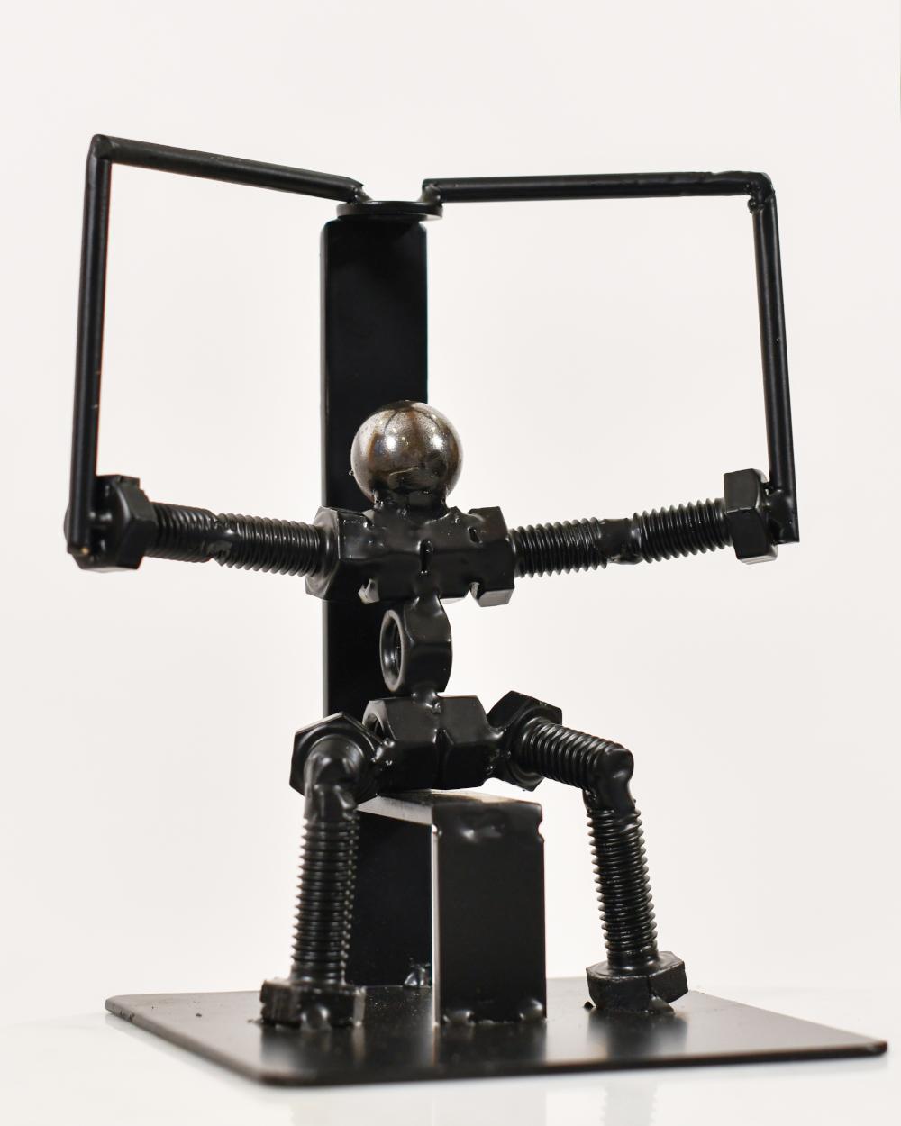 The Chest Fly Scrap Metal Art Sculpture - 20cm