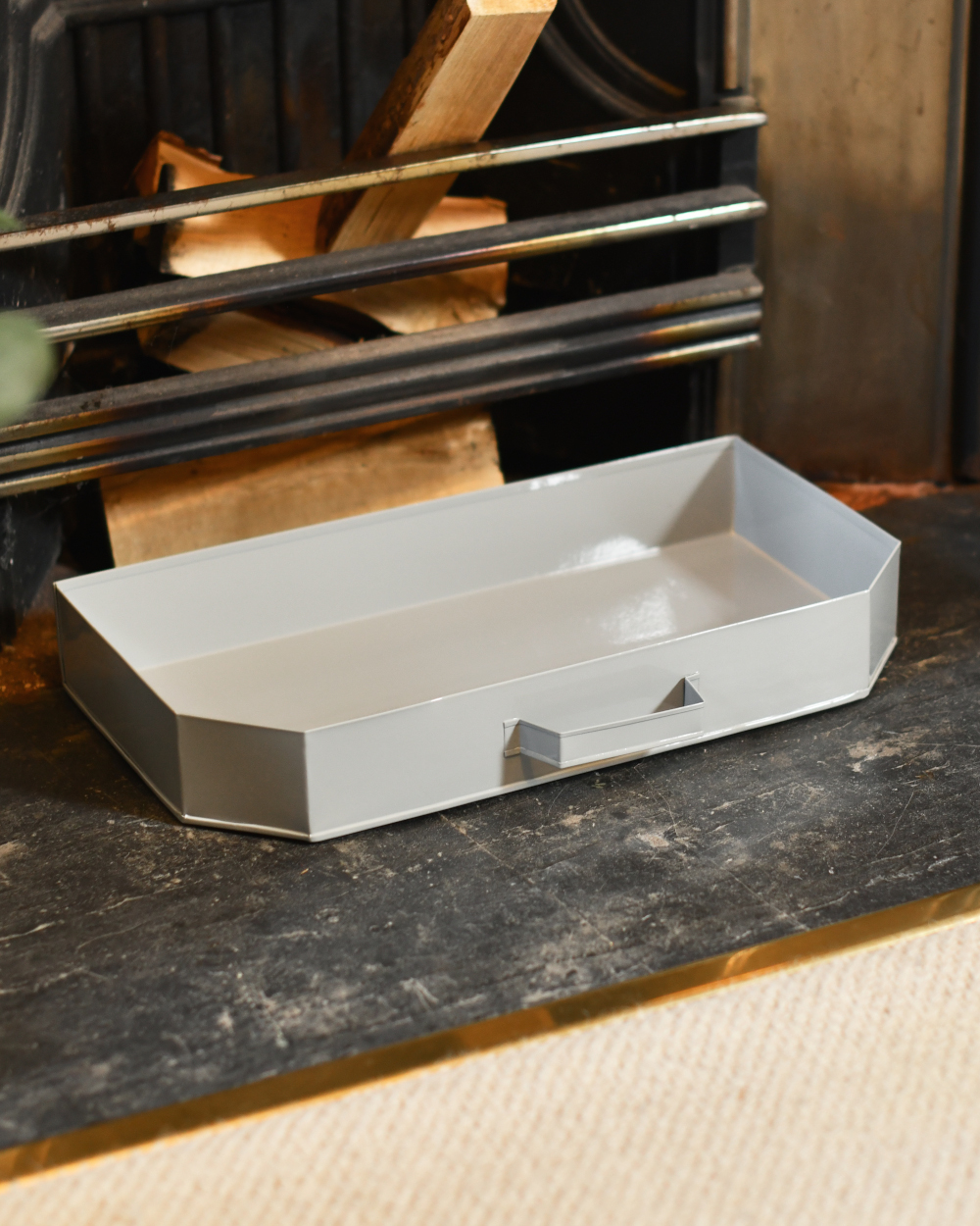 Traditional Small Grey Fireside Ash Tray