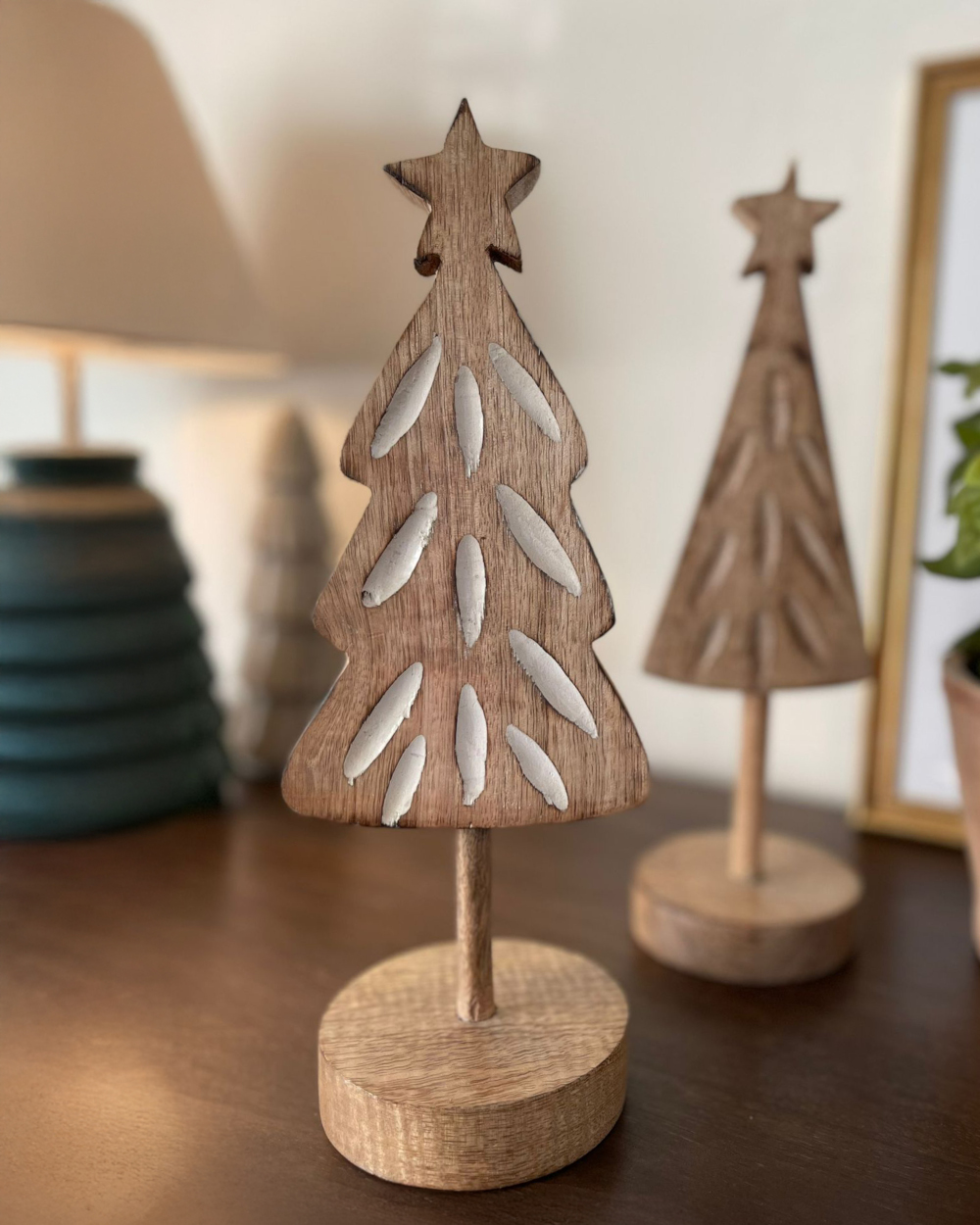 Wooden Christmas Tree Home Ornament (Clearance)