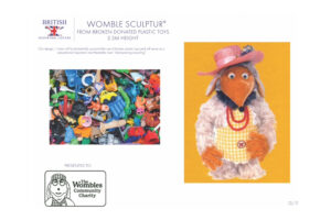 Wombles Recycled Sculpture