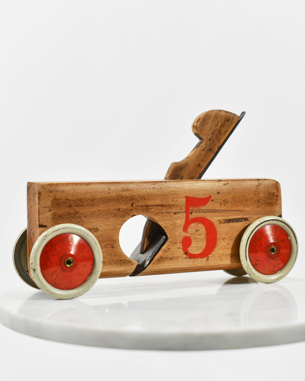 'Cinq' The Vintage Wood Plane Race Car
