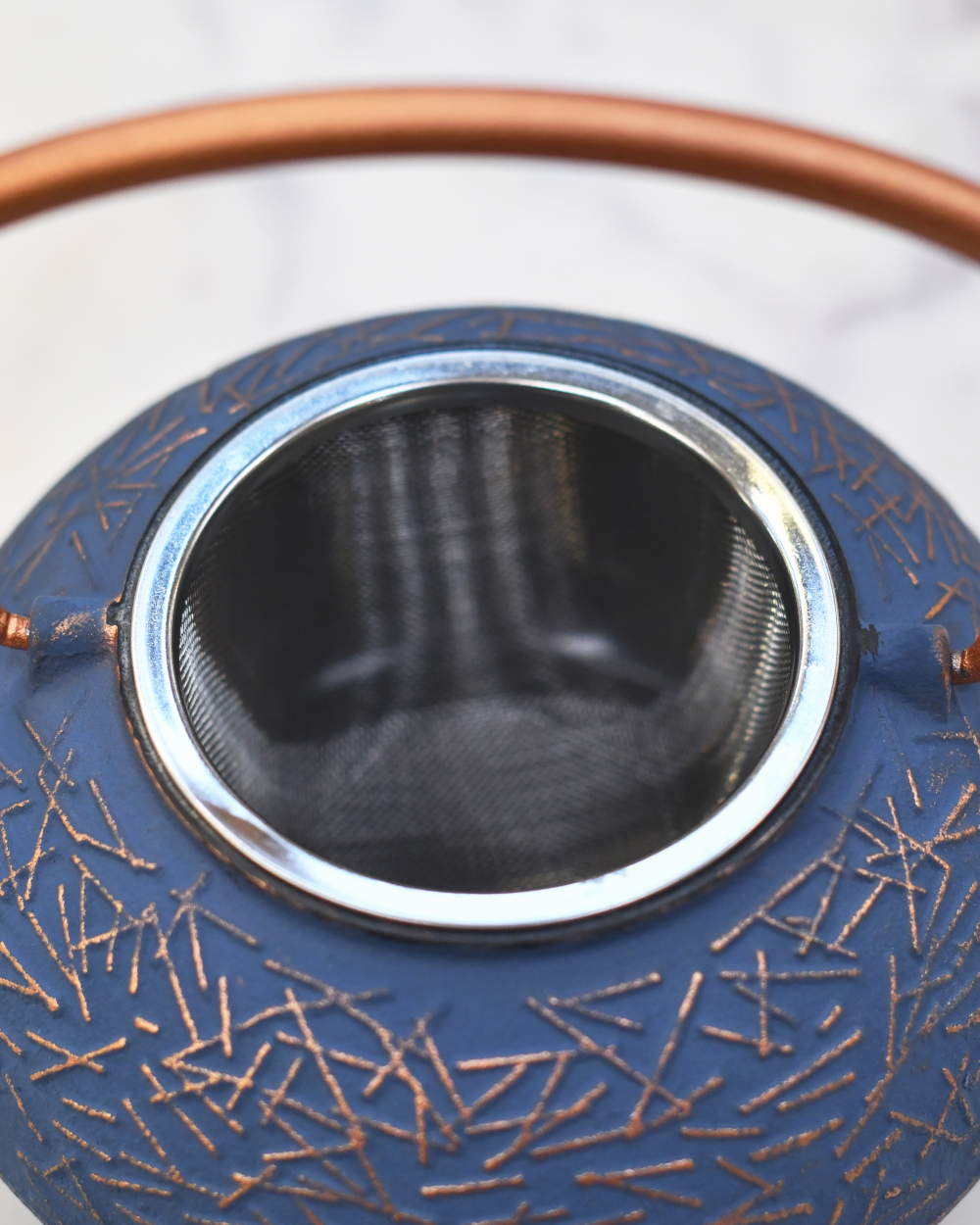 Strainer From The Blue & Gold Japanese Teapot