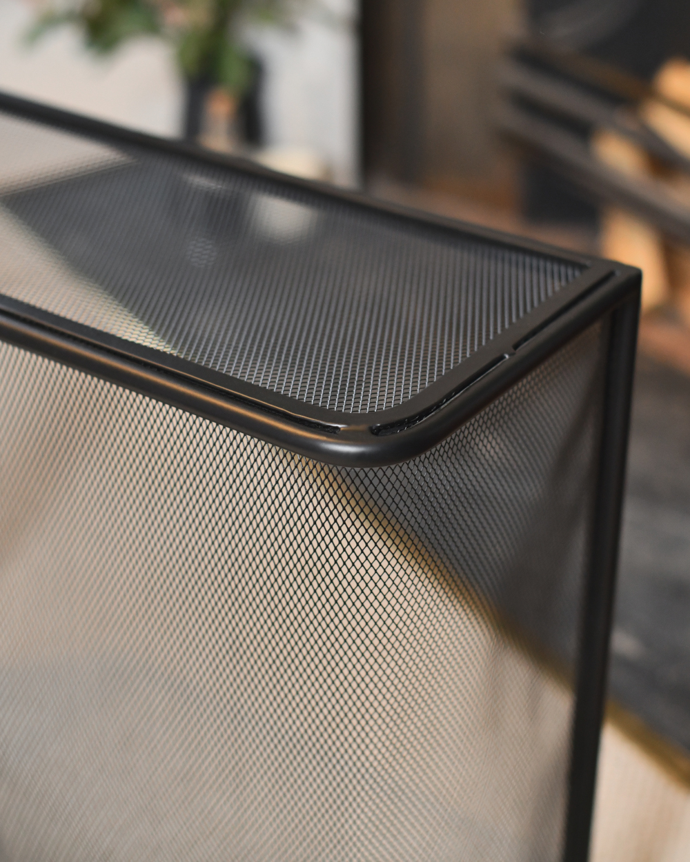 Top Of The Black 'Horton' Fire Guard