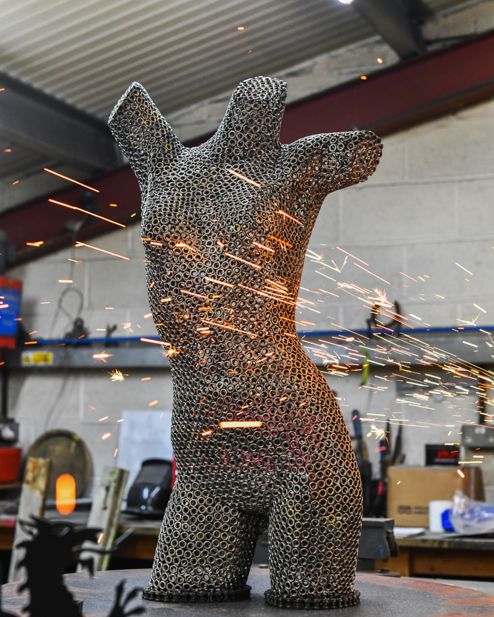 Female Torso Scrap Metal Art Sculptu…