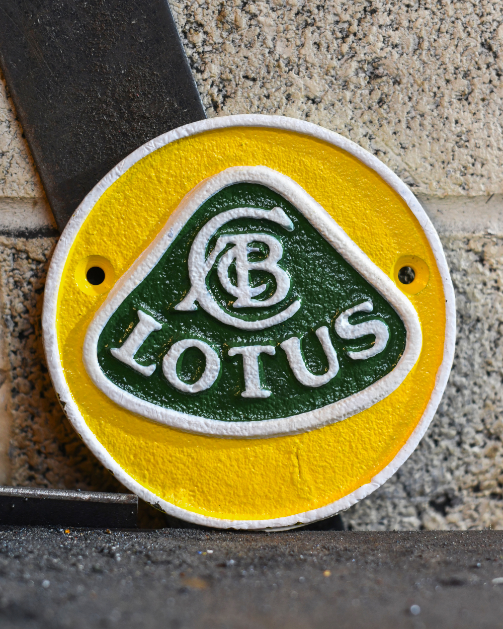 'Lotus Cars' Cast Iron Automobilia Sign - 12cm