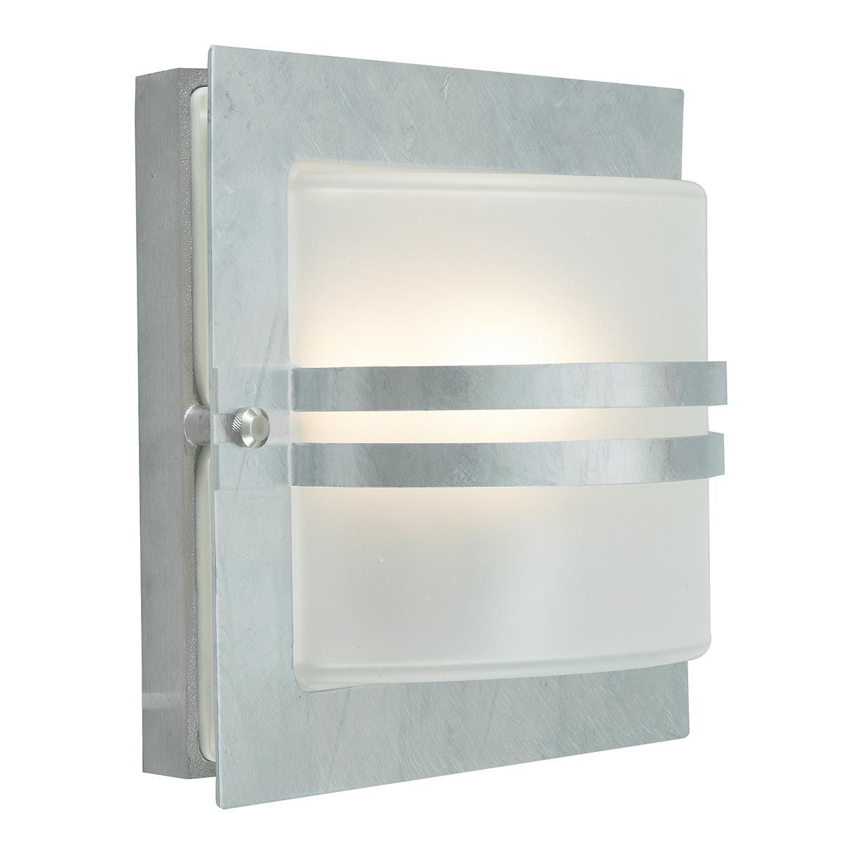 Modern Galvanised 'Stokesay' Garden Wall Light