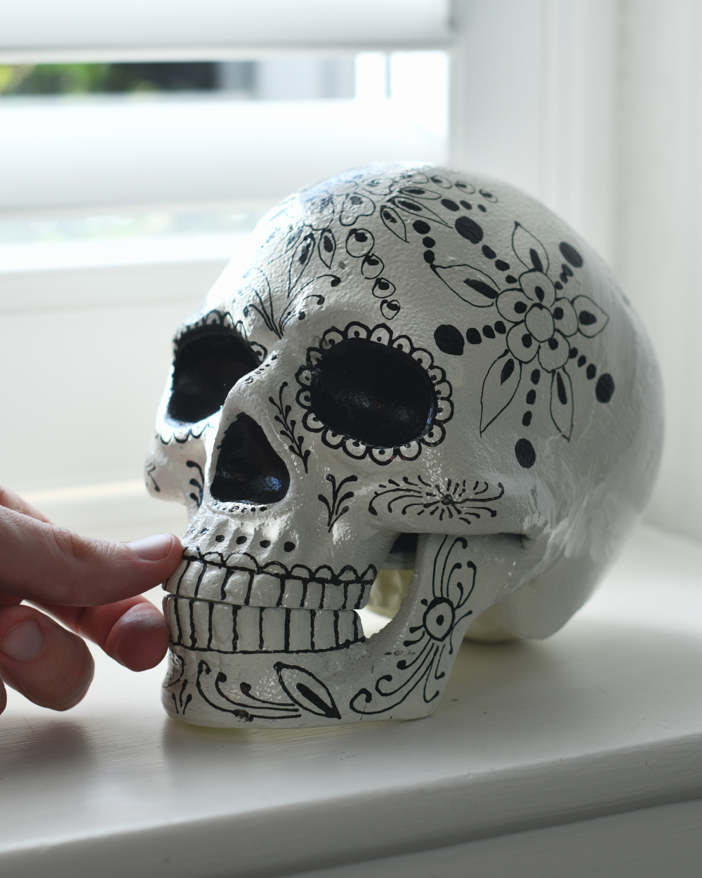 Cast Aluminium Skull to Scale