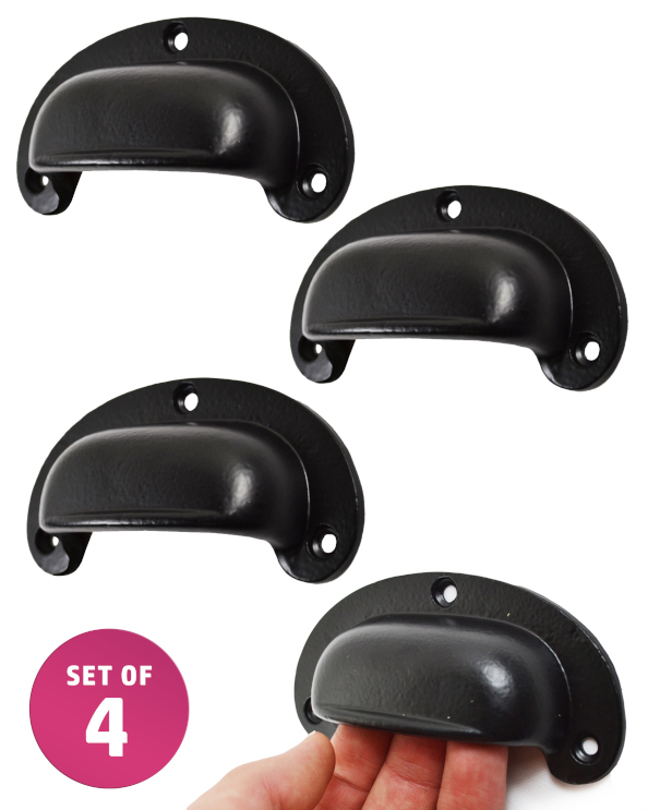 Cast Iron Drawer Pull Handle - Set O…