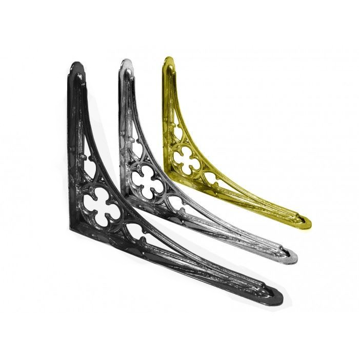 Ornate 'Clover' Shelf Bracket - 36cm x 26cm