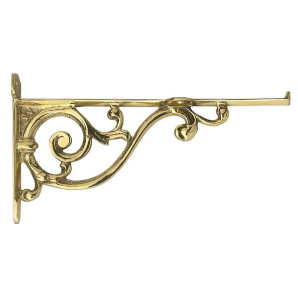 Ornate Scroll Polished Brass 'Ashbor…