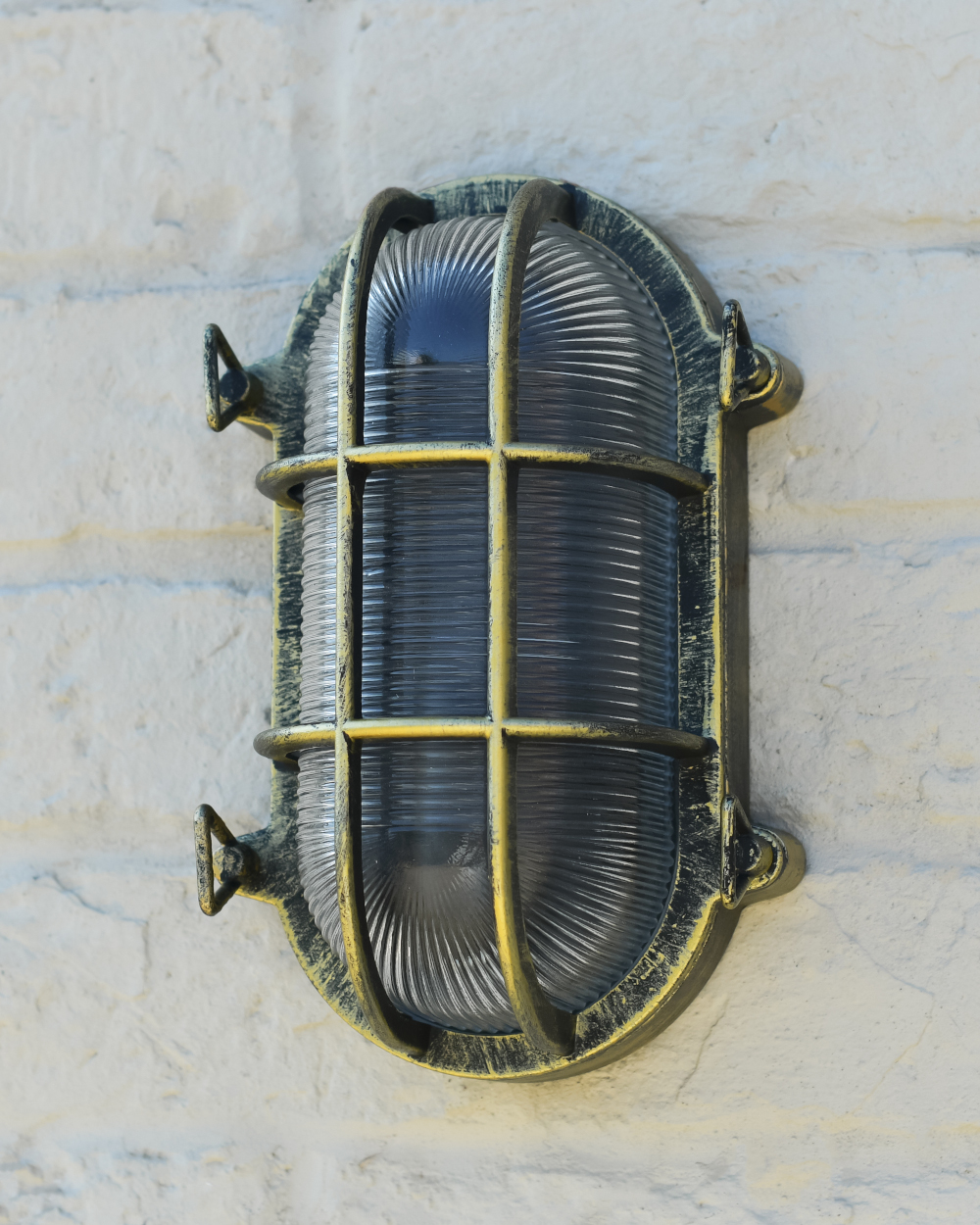Brushed Brass 'Caspian' Oval Nautica…