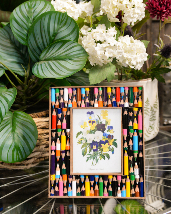 Recycled Wood & Resin Photo Frame