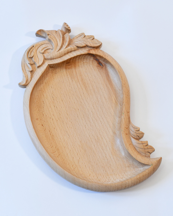 Ornate Beechwood Tray - The Chilli