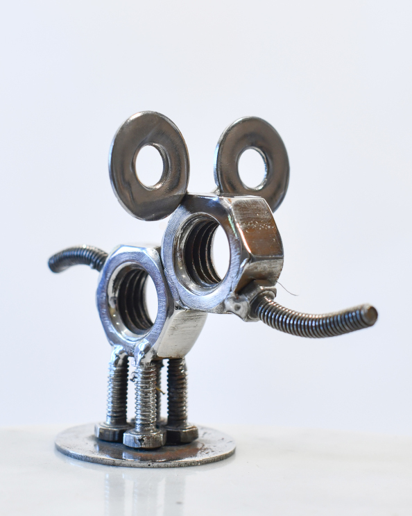 'Raja' The Elephant Scrap Metal Art Sculpture