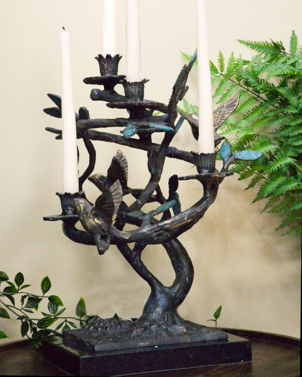 Decorative Cast Aluminium 'Birds On …