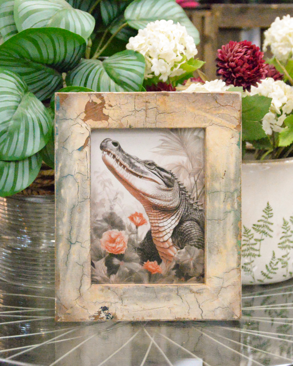 'The Silent Hunter' Recycled Wooden …