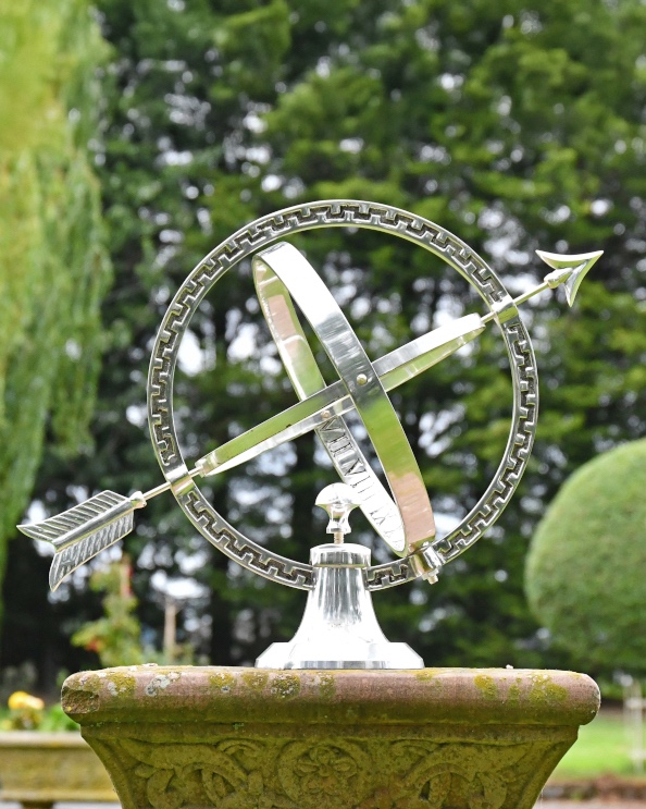 Almwick Manor Solid Brass Armillary Sundial (Clearance)