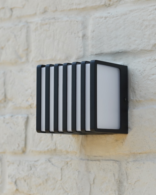 Modern 'Carnfield' Flush Fit LED Cube Wall Light