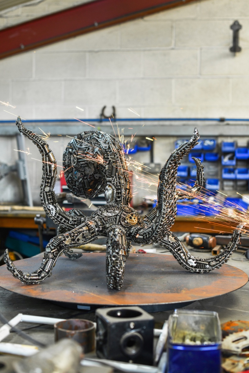 'Cogtopus' The Octopus Scrap Metal A…