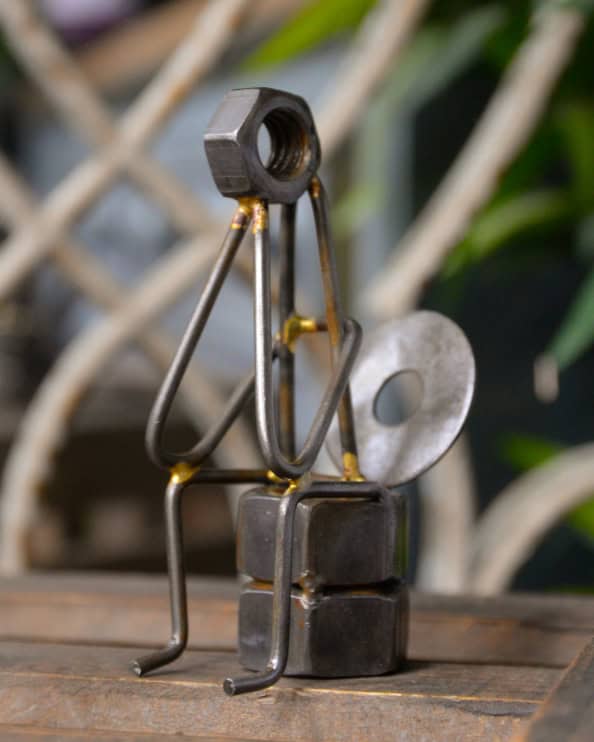 'The Thinkers Throne' Scrap Metal Art Sculpture