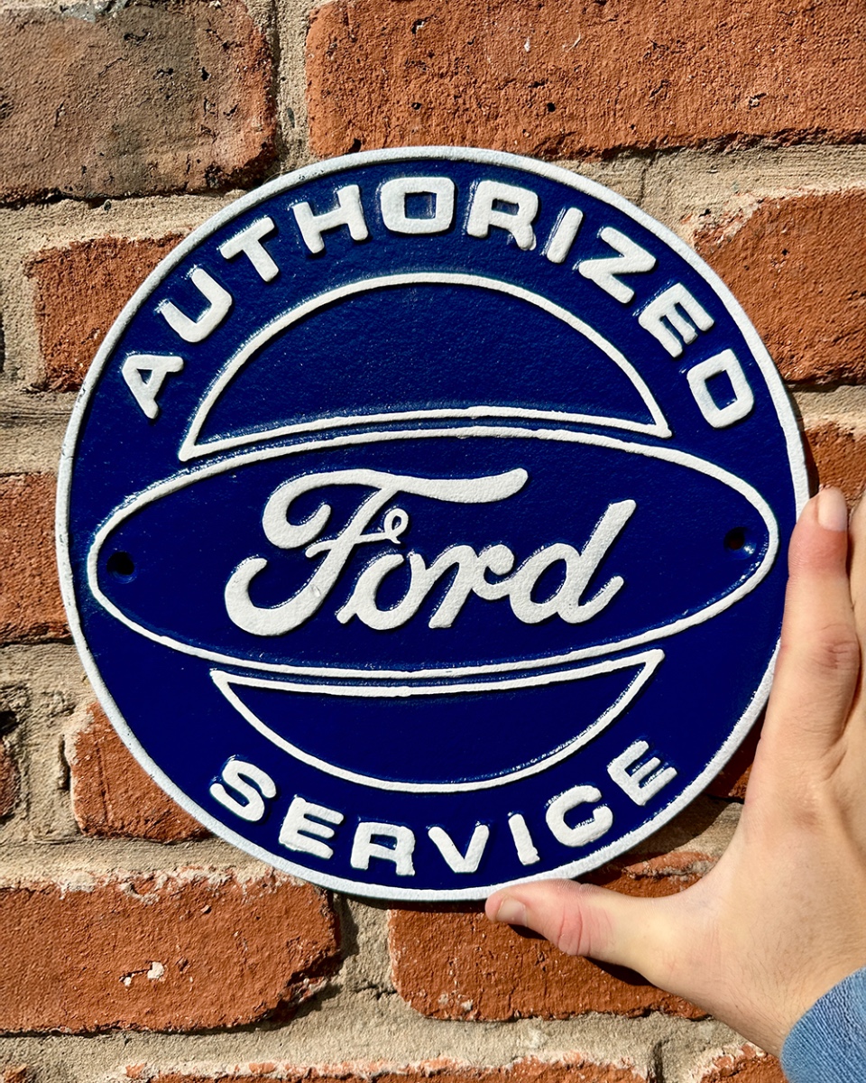 'Ford Service' Cast Iron Automobilia Sign