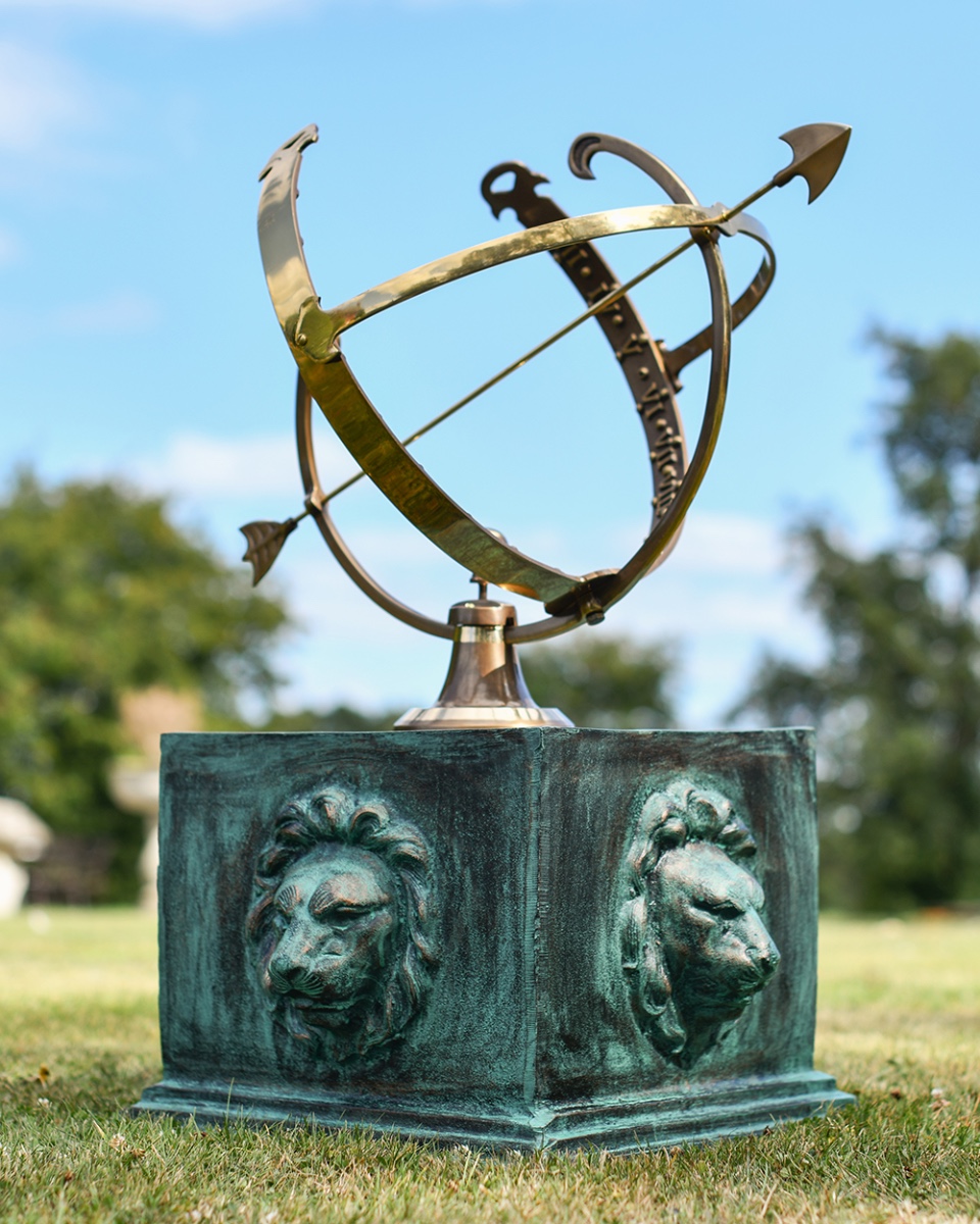 'Leone' Ornate Verdigris Cast Alumin…