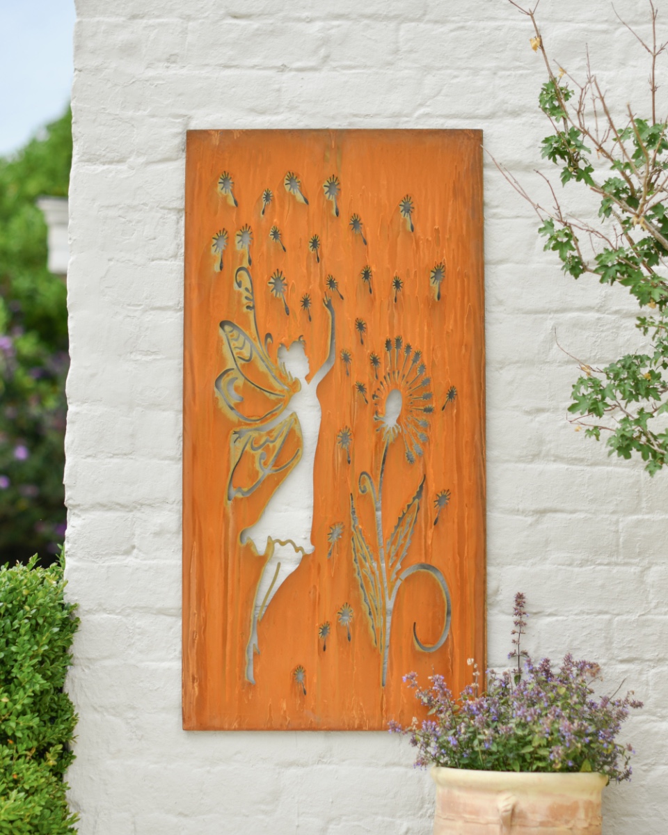 Rustic Fairy Garden Wall Screen