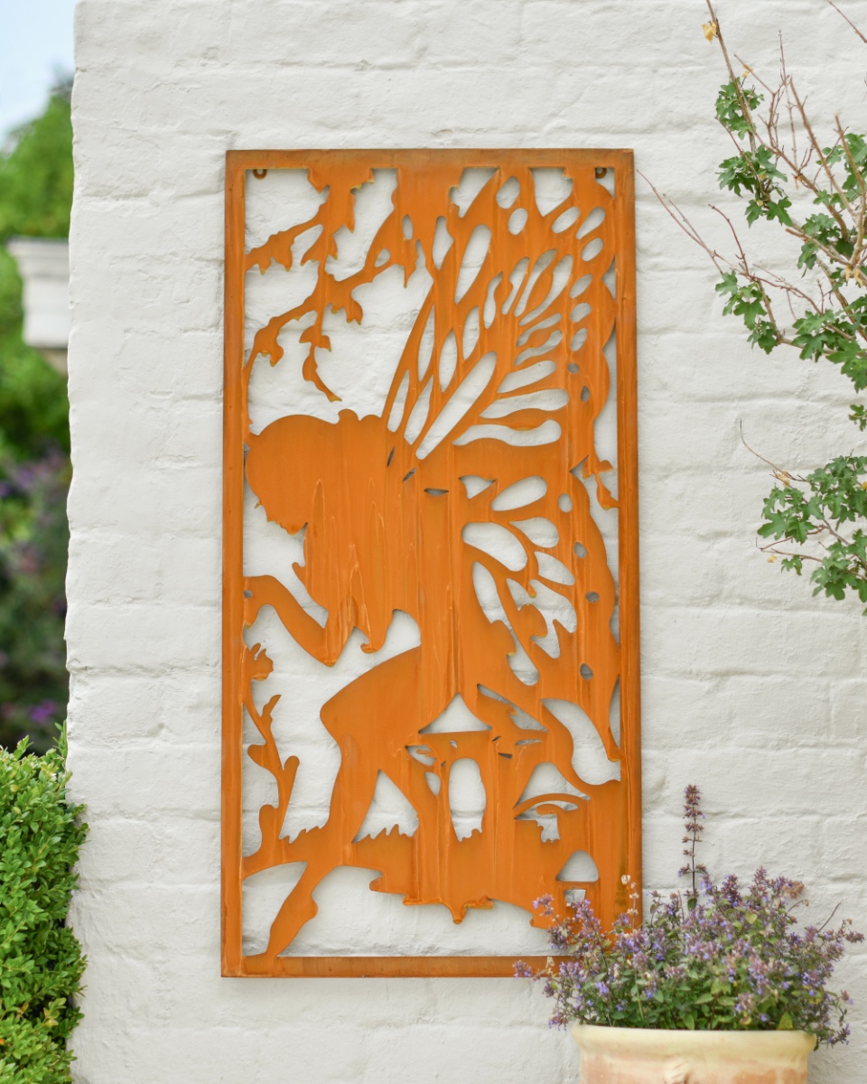 Rustic Sprite Fairy Garden Wall Scre…
