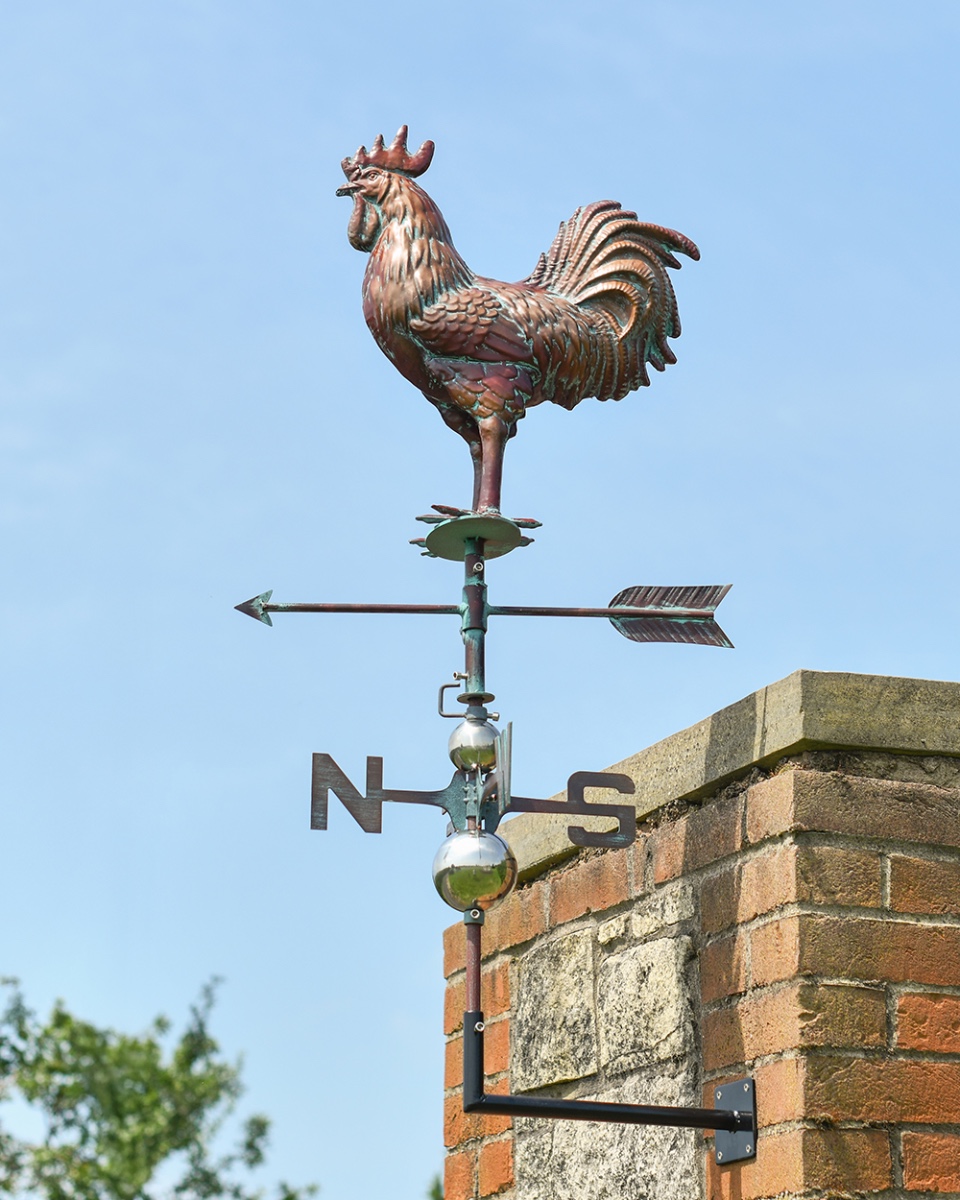Rustic Verdigris 'Gale The Cockerel'…