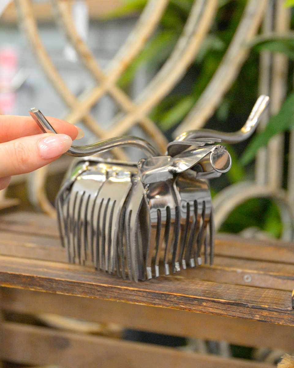 'Heather' The Highland Cow Scrap Metal Art Sculpture