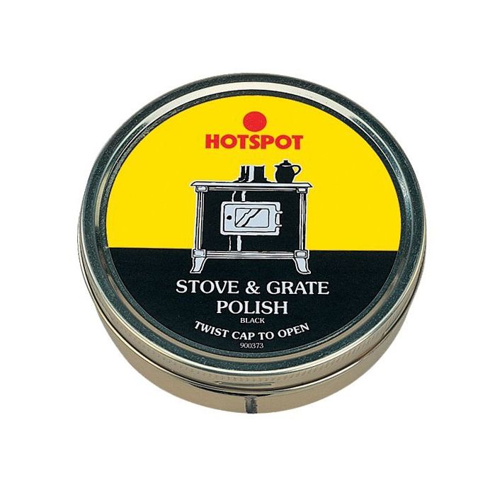 Black Fireplace Stove & Grate Polish - 170g