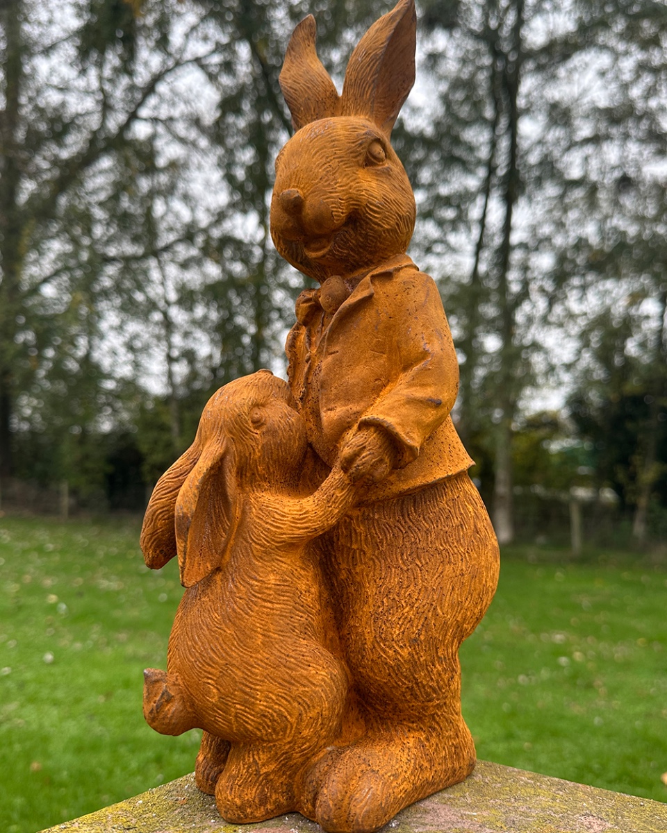Rustic Cast Iron 'Waltz & Whiskers' …