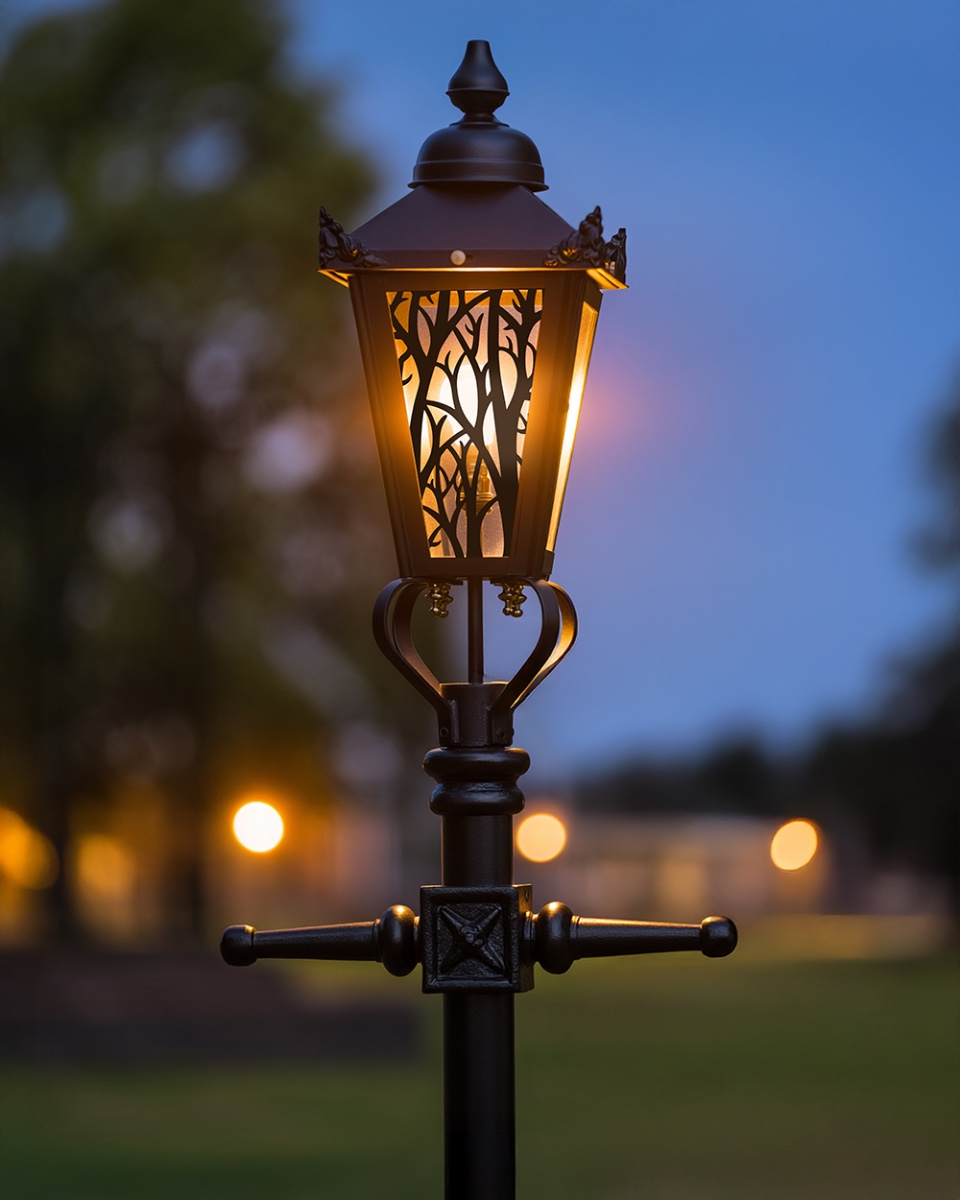 Customised Garden Lamp Post - Winter…