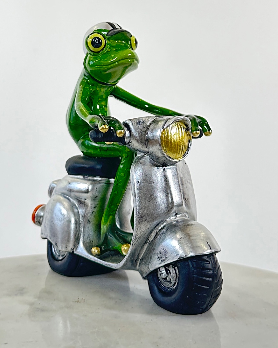'Navigator' Resin Frog Ornament