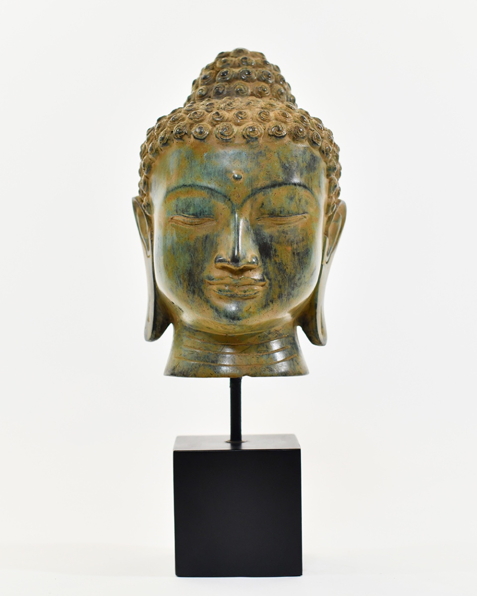 Bronze 'Emerald Gaze' Home Ornament