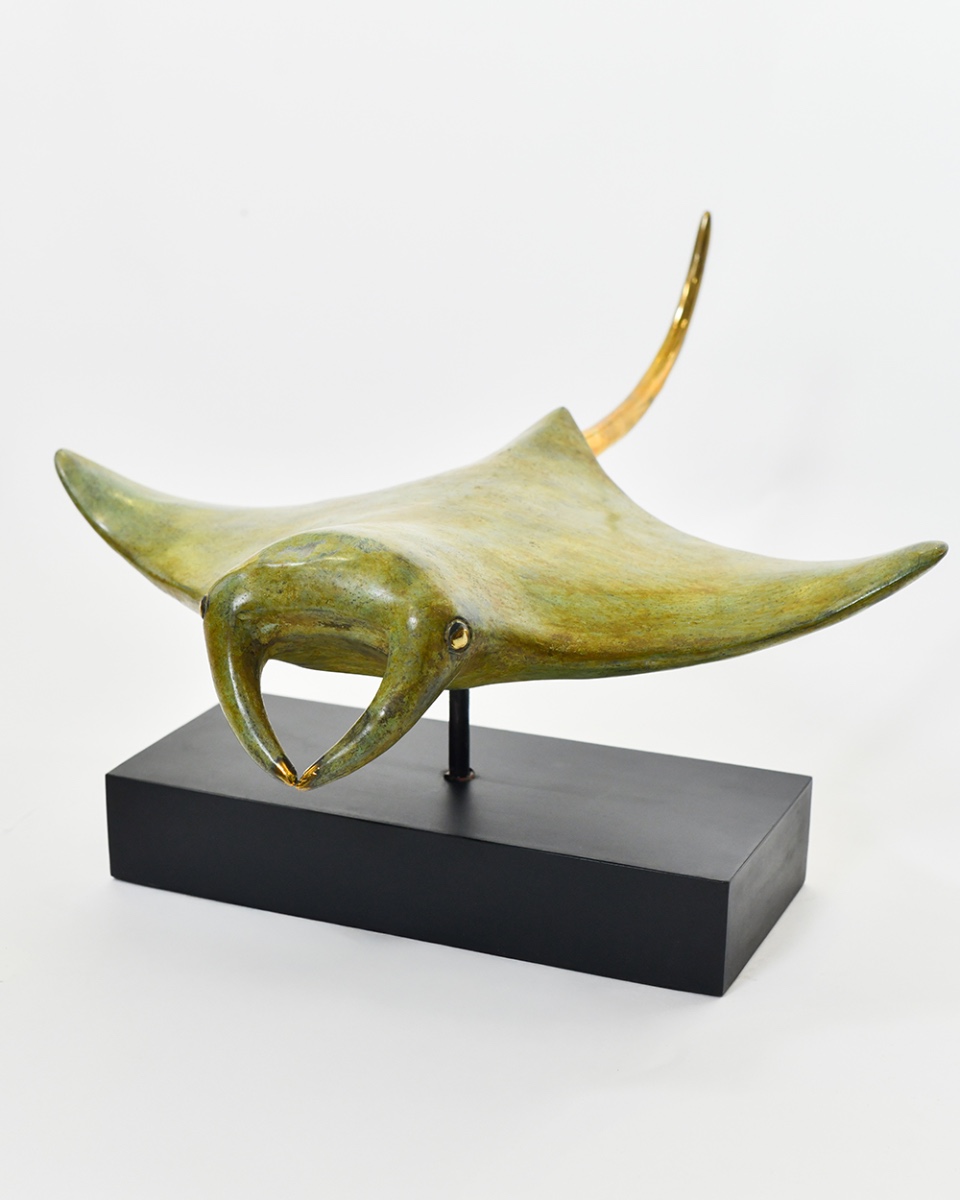 Bronze 'Gilded Glider' Home Ornament